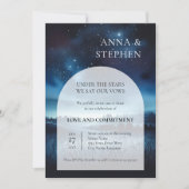 Invitation Sous la Cérémonie d'engagement des étoiles (Devant)