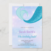 Invitation Sous la fête de la mer pour les filles Tween (Devant)