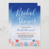 Invitation Sous la Fête de l'mariée de la mer (Devant / Derrière)