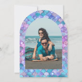 Invitation Sous la Fête des mariées de la marine des sirènes  (Dos)