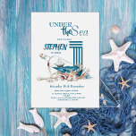 Invitation Sous la marine Blue Kids 1e fête d'anniversaire<br><div class="desc">Under the Sea Birthday Invitation Modèle est parfait pour les fêtes d'anniversaire des enfants. Les Anniversaires de enfants sont spéciaux,  et cet invitation peut l'aider à faire une fête d'anniversaire mémorable.</div>