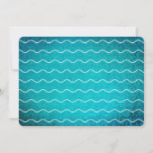 Invitation Sous la marine de la Sirène Photo Anniversaire (Dos)