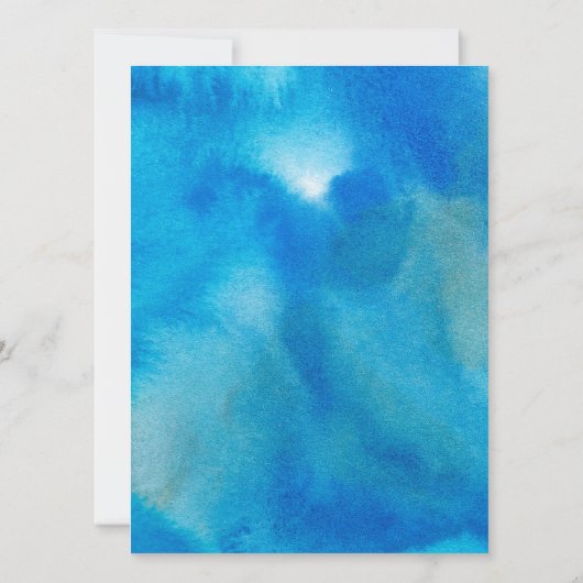 Invitation Sous la mer (Dos)