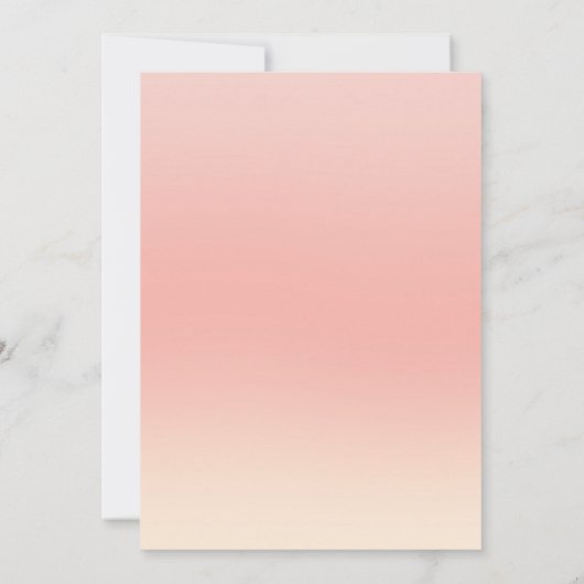 Invitation Sous la mer (Dos)