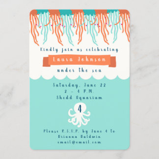 Invitation Sous la mer