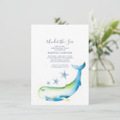 Invitation Sous la mer 3ème fête d'anniversaire (Debout devant)