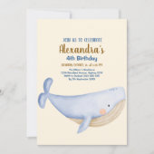 Invitation Sous la mer Anniversaire (Devant)