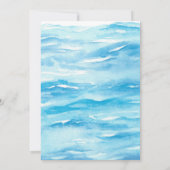 Invitation Sous la mer Anniversaire (Dos)