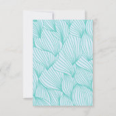 Invitation Sous la mer Anniversaire | Aquarelle de critère oc (Dos)