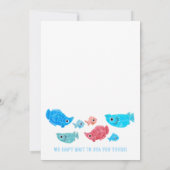 Invitation Sous la mer Anniversaire d'été (Dos)