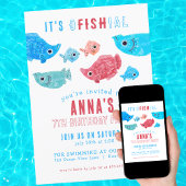 Invitation Sous la mer Anniversaire d'été