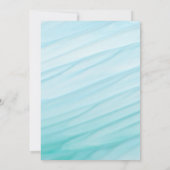 Invitation Sous la mer | Baby shower à thème océanique (Dos)