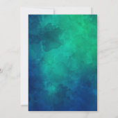 Invitation Sous la mer | Baby shower à thème océanique (Dos)