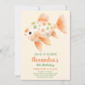 Invitation Sous la mer Océan Animaux Anniversaire (Devant)