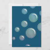 Invitation Sous la mer Ocean Dolphin Boys fête d'anniversaire (Dos)