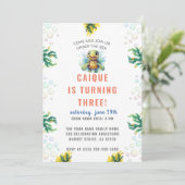Invitation Sous la mer Ocean Turtle Boys fête d'anniversaire (Debout devant)