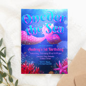 Invitation Sous la mer - Sirène