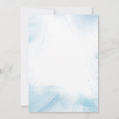 Invitation Sous la mer Sirène 3e fête d'anniversaire (Dos)