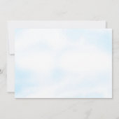 Invitation Sous l'Ahoy bleu mer C'est un Baby shower garçon (Dos)