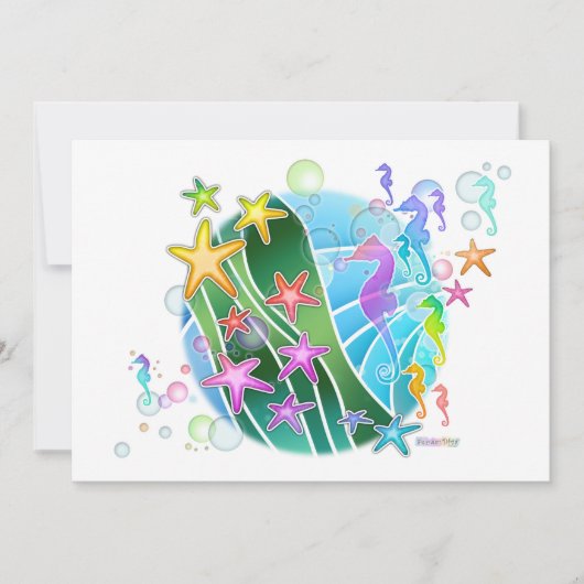 Invitation - sous l'art de bruit de mer (Devant)