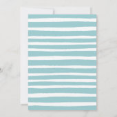 Invitation Sous le Baby shower de la mer Oh Boy (Dos)