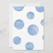 Invitation Sous le Baby shower de la tortue de mer (Dos)