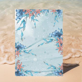 Invitation Sous Le Baby shower Des Garçons De Baleines De Mer