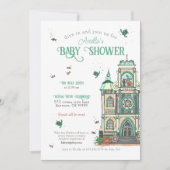 Invitation Sous le Baby shower marin (Devant)