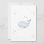 Invitation Sous Le Baby shower Marin (Dos)