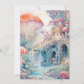 Invitation Sous le Baby shower Sea Life (Dos)