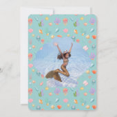 Invitation Sous le Merci photo d'anniversaire de la mer (Dos)