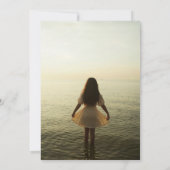 Invitation Sous le parti Anniversaire de enfant de la mer (Dos)