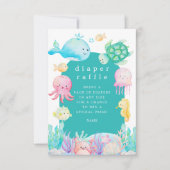 Invitation Sous le raffle Sea Adventure Diaper (Devant)