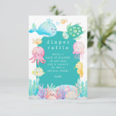 Invitation Sous le raffle Sea Adventure Diaper (Debout devant)