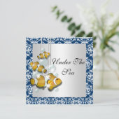 Invitation Sous le thème de la mer (Debout devant)