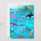 Invitation Sous L'Eau (Devant)