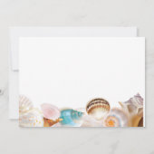 Invitation Sous les coquillages de la Quinceanera (Dos)
