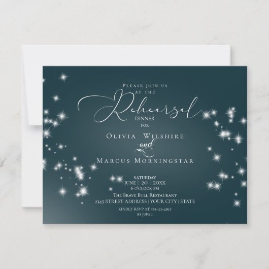 Invitation Sous les étoiles (Devant)