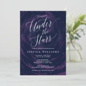 Invitation Sous les étoiles Élégante douce 16 (Debout devant)
