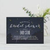 Invitation Sous les étoiles Fête des mariées d'été des luciol (Debout devant)