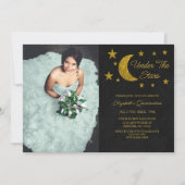 Invitation Sous Les Étoiles Quinceañera (Devant)