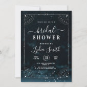 Invitation Sous les Étoiles Réception Céleste de Mariage Étoi (Devant)