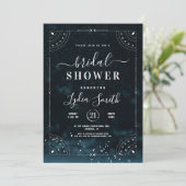 Invitation Sous les Étoiles Réception Céleste de Mariage Étoi (Debout devant)