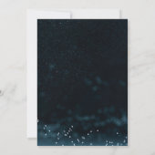 Invitation Sous les Étoiles Réception Céleste de Mariage Étoi (Dos)