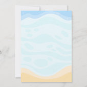 Invitation Sous L'Invitation D'Anniversaire De La Mer, Les An (Dos)