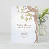 Invitation Sous l'invitation d'arbre (Debout devant)