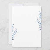 Invitation Sous l'invitation de la fête d'anniversaire de la  (Dos)