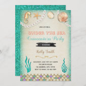 Invitation Sous l'invitation de la quincaine de mer (Devant / Derrière)