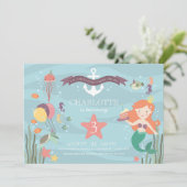 Invitation Sous l'invitation de Sea Party (Debout devant)