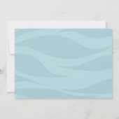 Invitation Sous l'invitation de Sea Party (Dos)